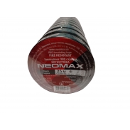 Чорна ізоляційна стрічка NEOMAX 0.15х19 мм (25 м) упаковка 10шт.