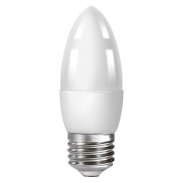 Світлодіодна лампа "свіча" матова ECOLUX 6W 4000K Є-27 С37 нейтральне світло