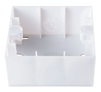 Коробка для зовнішнього монтажу біла VIKO Karre - 1