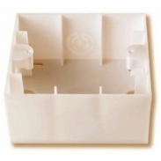 Коробка для зовнішнього монтажу (глибока) кремова VIKO Karre