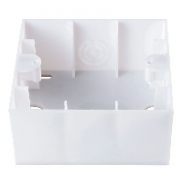 Коробка для зовнішнього монтажу біла VIKO Karre