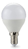 Світлодіодна лампа "маленька кулька" матова ECOLUX 8W 4000K Є-14 G45 нейтральне світло - 1