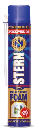 Піна монтажна ручна зимова поліуретанова 65л STERN Premium (ящик 12шт) - 1